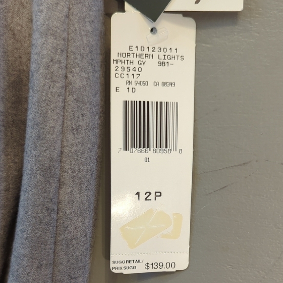 NWT Ralph Lauren Gray Pencil Skirt Knee-length size 12P Petite - Picture 8 of 10